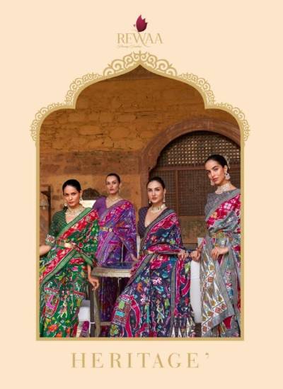 Heritage By Rewaa Partywear Saree Collection